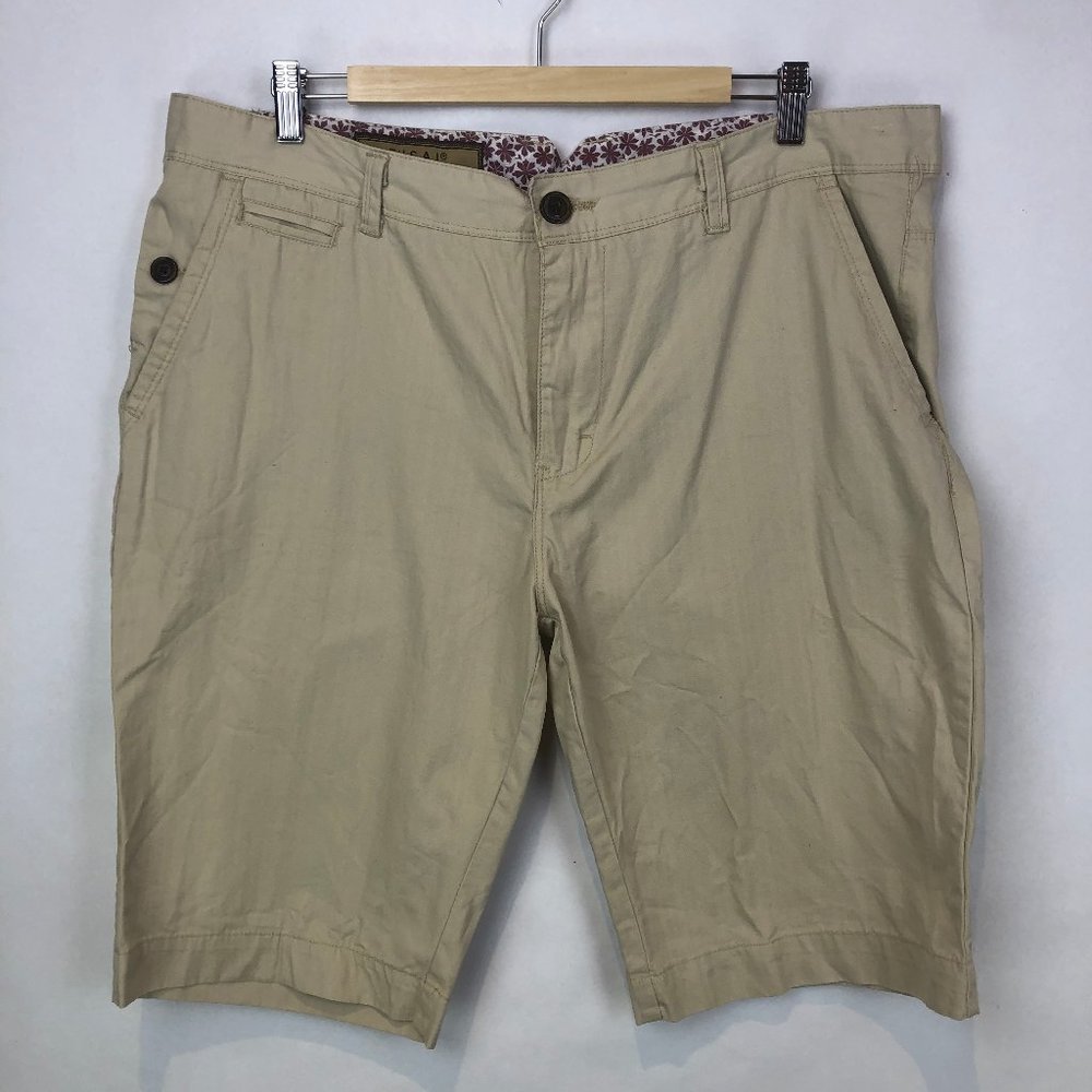 Fusai Mens Khaki Casual Travel Shorts Size  38